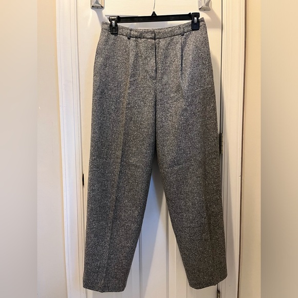 NWOT - Size 12 Talbots silk & wool trousers. Salt & pepper gray, fully lined. - Picture 8 of 8